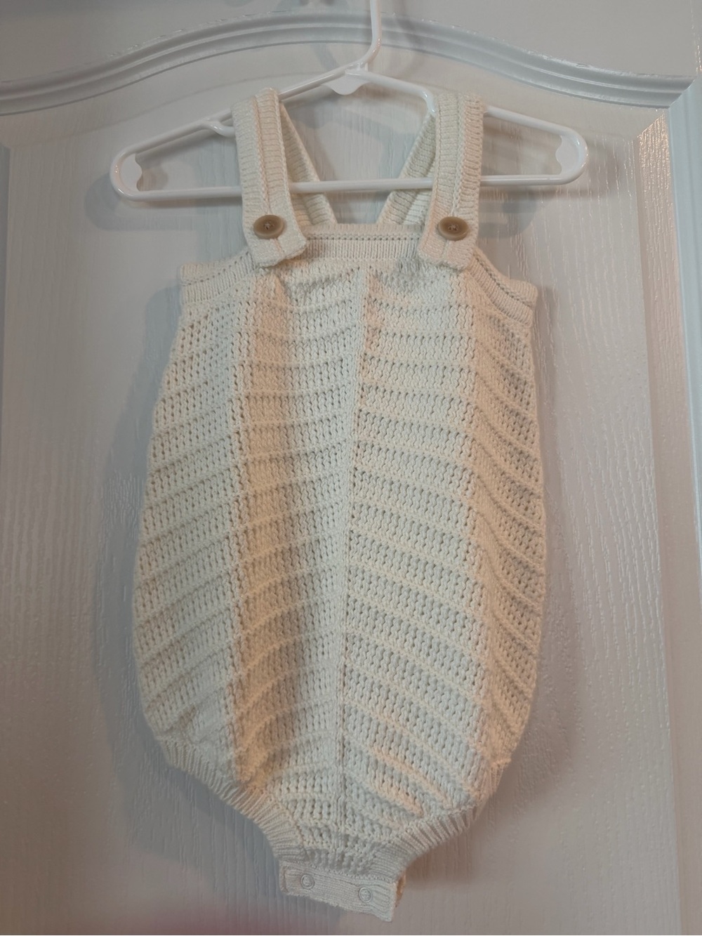 Banana Republic Crochet Cream Romper